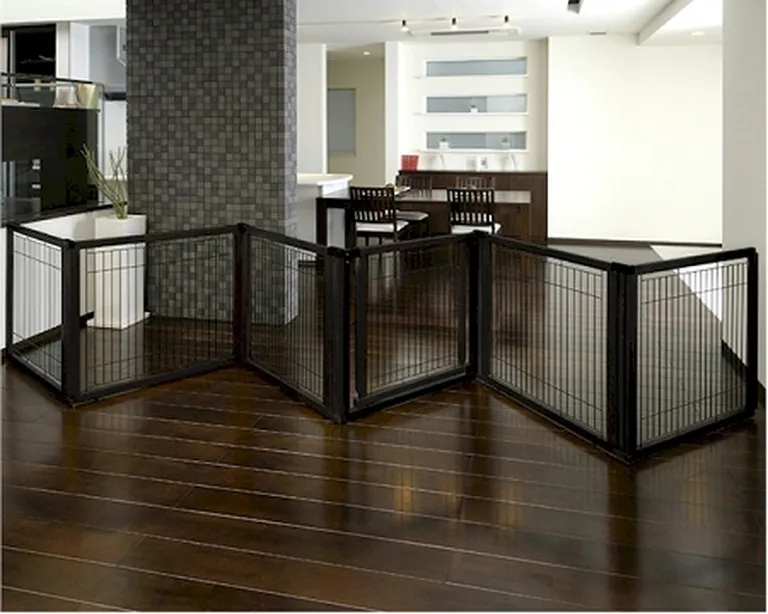 6 Panel Convertible Elite Pet Gate - Autumn Matte Photo 3