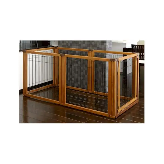 6 Panel Convertible Elite Pet Gate - Autumn Matte Photo 2