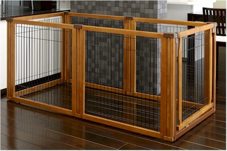 6 Panel Convertible Elite Pet Gate - Autumn Matte Photo 2