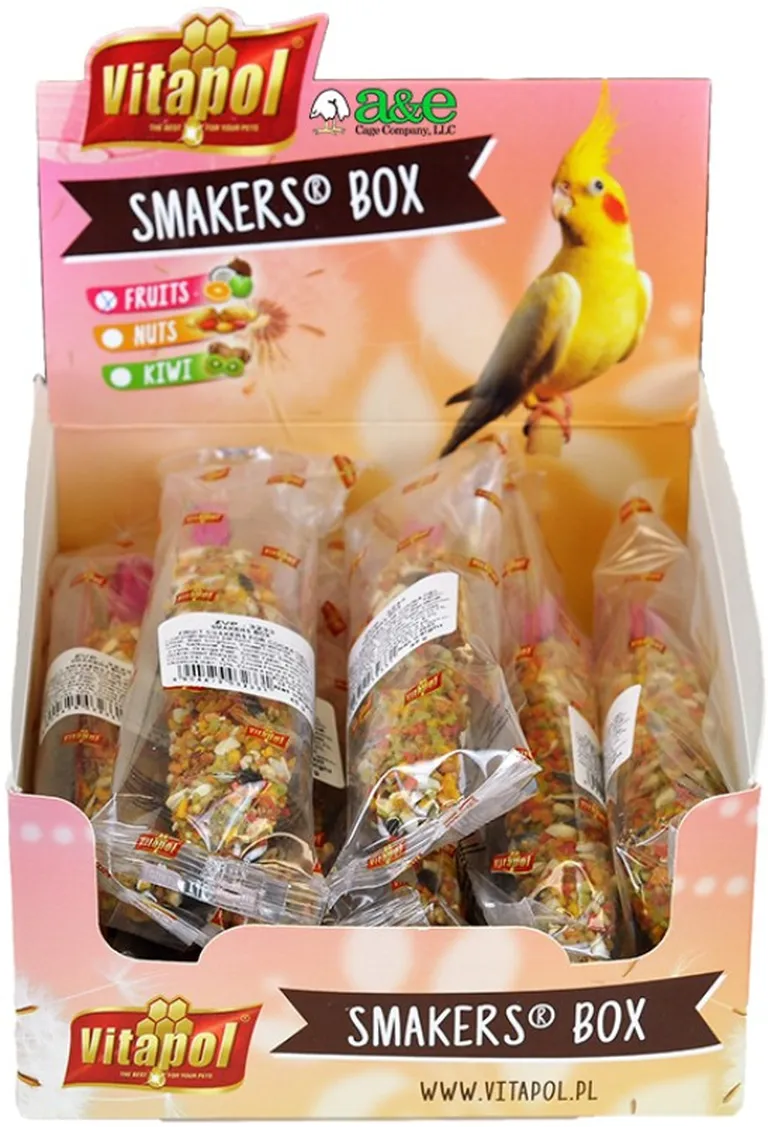 A&E Cage Company Smakers Cockatiel Fruit Treat Sticks Photo 2