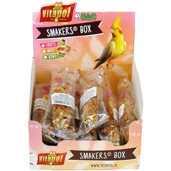 A&E Cage Company Smakers Cockatiel Fruit Treat Sticks Photo 1