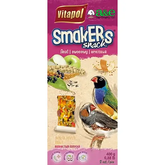 A&E Cage Company Smakers Finch Fruit Treat Sticks Photo 1