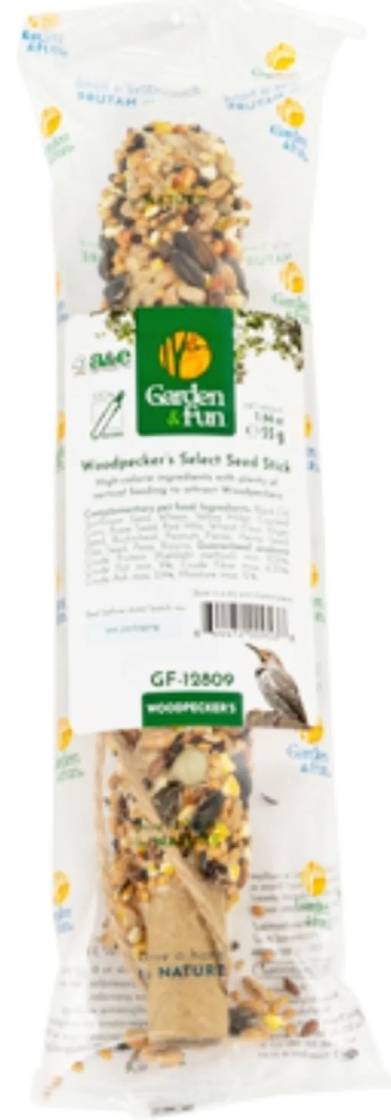 AE Cage Company Garden and Fun Woodpecker Select Seed Stick Photo 1