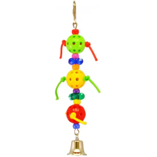 AE Cage Company Happy Beaks Tres Huevos Bird Toy Photo 1