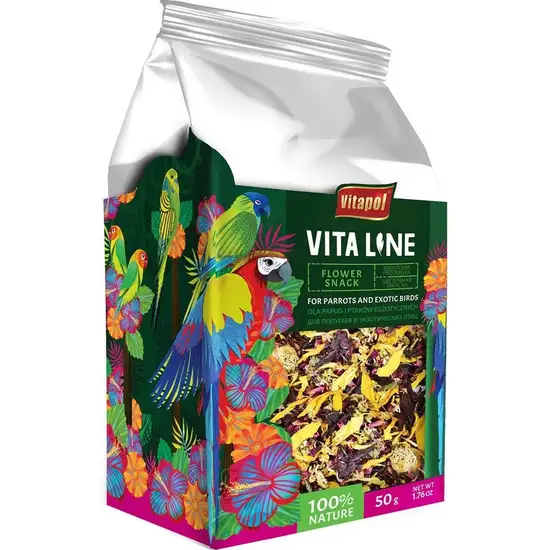 AE Cage Company Vita Line Banana Chips for Parrots and Exotic Birds Photo 1