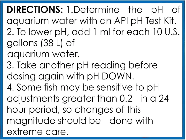 API pH Down Aquarium pH Adjuster Photo 2