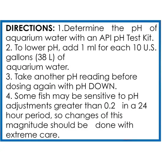 API pH Down Aquarium pH Adjuster Photo 2