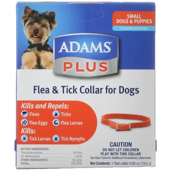 Adams Plus Flea & Tick Collar for Dogs Photo 1