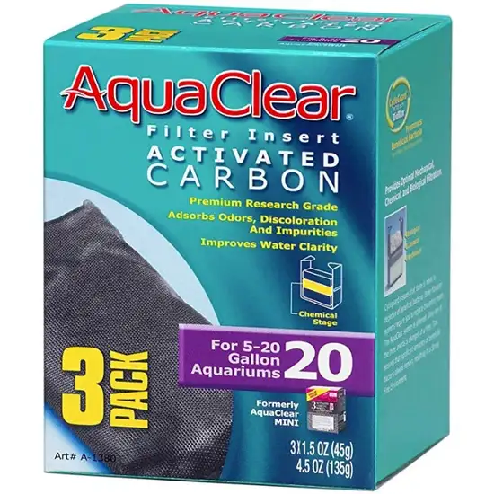 Aquaclear Activated Carbon Filter Inserts Photo 1