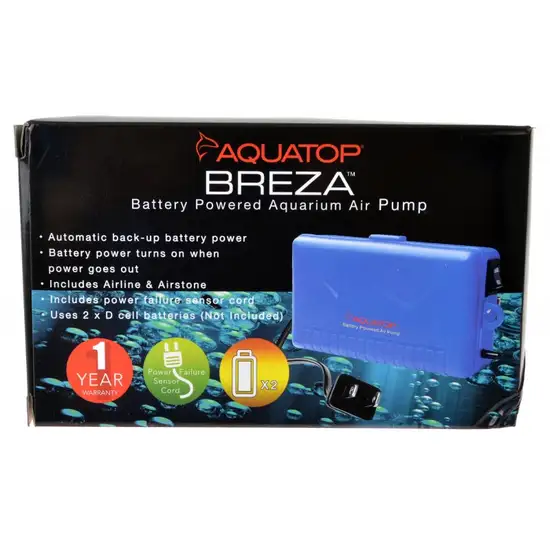 Aquatop Breza Battery Powered Aquarium Air Pump Photo 2