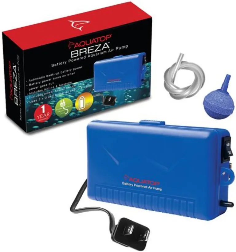 Aquatop Breza Battery Powered Aquarium Air Pump Photo 1