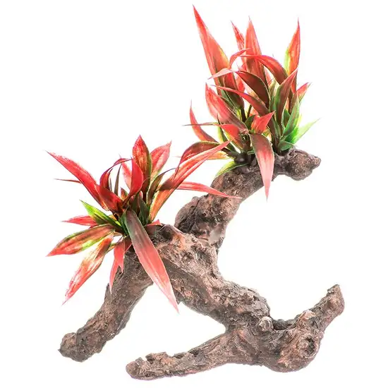 Aquatop Driftwood Aquarium Plant - Firey Red Photo 1