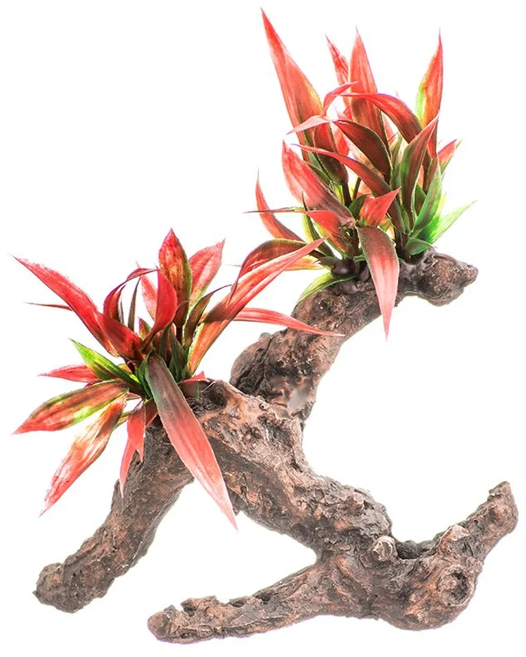 Aquatop Driftwood Aquarium Plant - Firey Red Photo 1