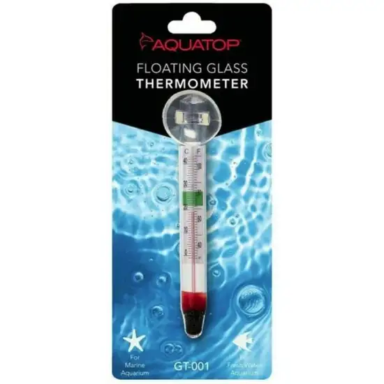 Aquatop Glass Aquarium Thermometer with Suction Cup Photo 1