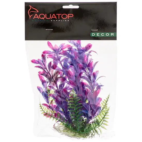 Aquatop Hygro Aquarium Plant - Pink & Purple Photo 1