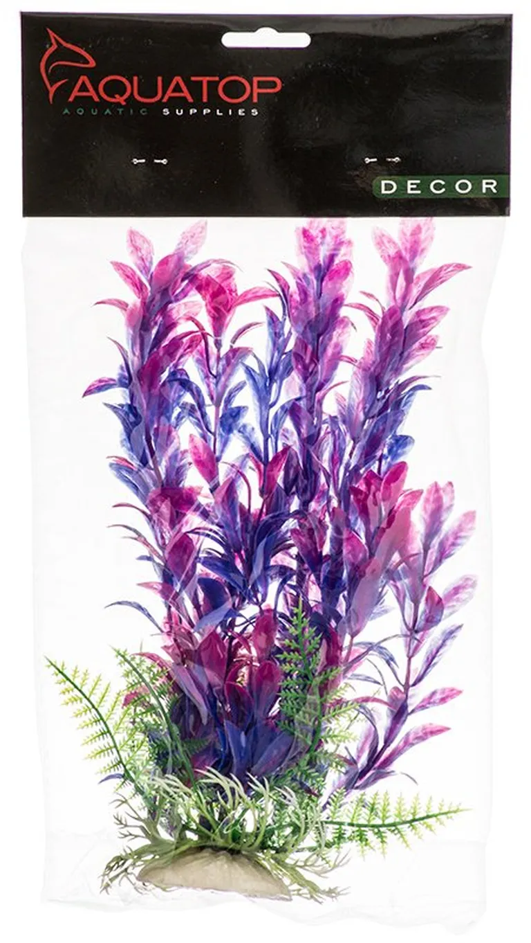 Aquatop Hygro Aquarium Plant - Pink & Purple Photo 1