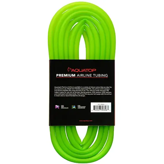 Aquatop Premium Airline Tubing Neon Green Photo 2