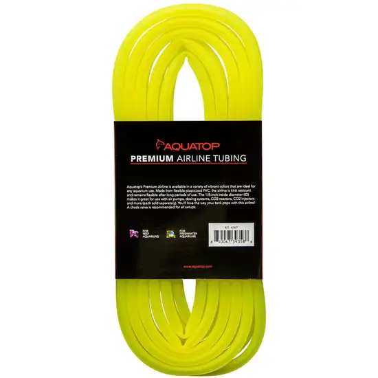 Aquatop Premium Airline Tubing Neon Yellow Photo 2