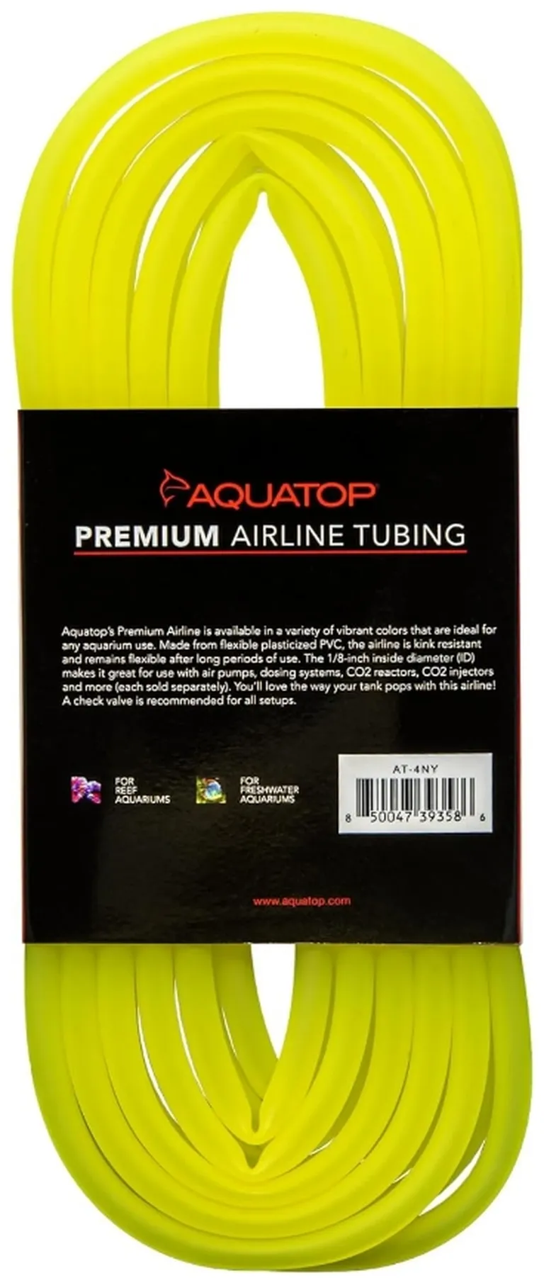 Aquatop Premium Airline Tubing Neon Yellow Photo 2