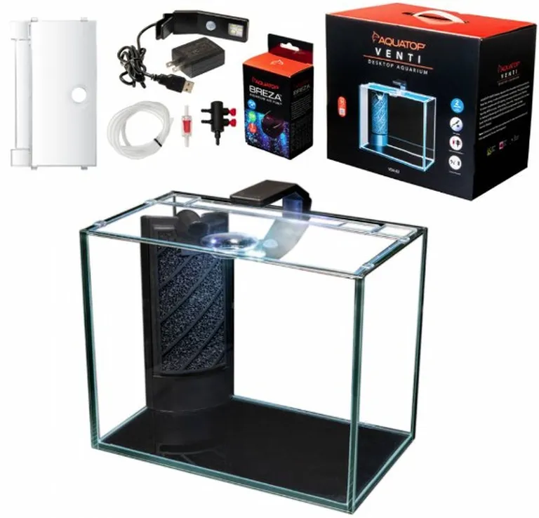 Aquatop Venti Desktop Aquarium Complete Kit Photo 1