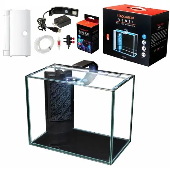 Aquatop Venti Desktop Aquarium Complete Kit Photo 1