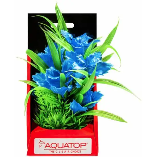 Aquatop Vibrant Passion Aquarium Plant Blue Photo 1