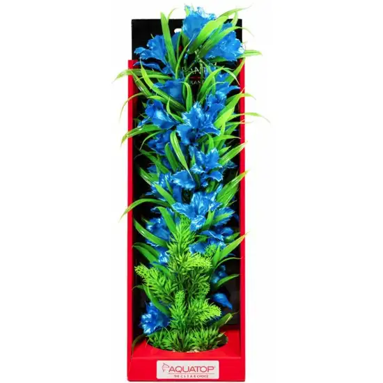 Aquatop Vibrant Passion Aquarium Plant Blue Photo 1