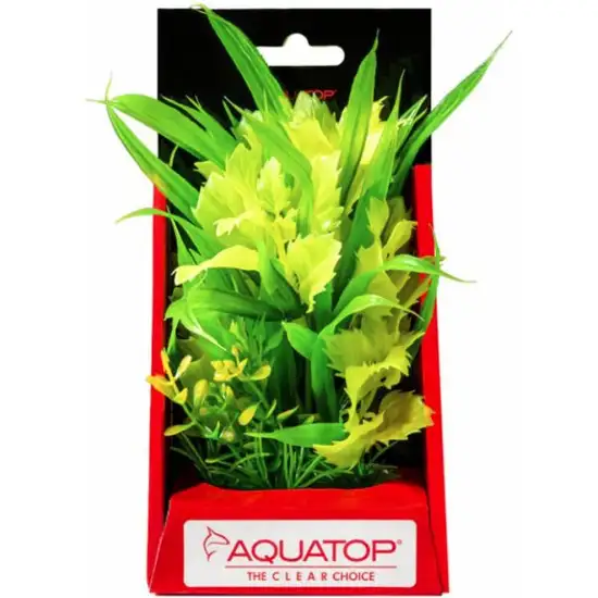 Aquatop Vibrant Passion Aquarium Plant Yellow Photo 1