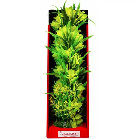 Aquatop Vibrant Passion Aquarium Plant Yellow Photo 1