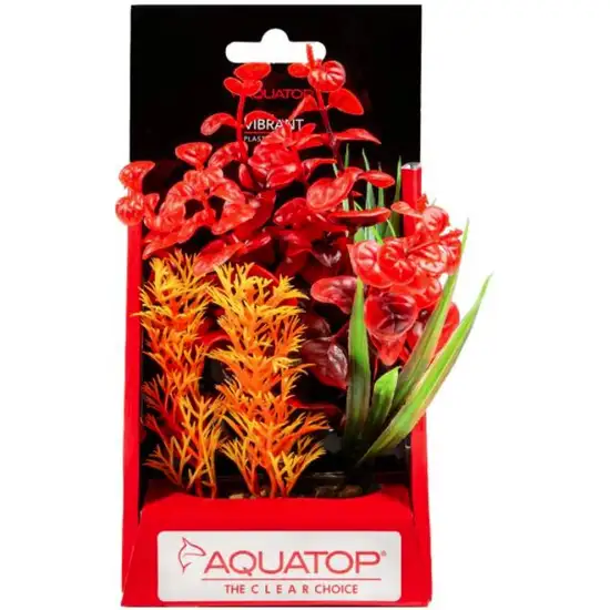 Aquatop Vibrant Wild Aquarium Plant Red Photo 1