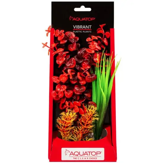 Aquatop Vibrant Wild Aquarium Plant Red Photo 1