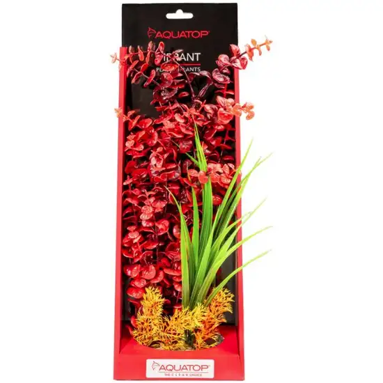 Aquatop Vibrant Wild Aquarium Plant Red Photo 1