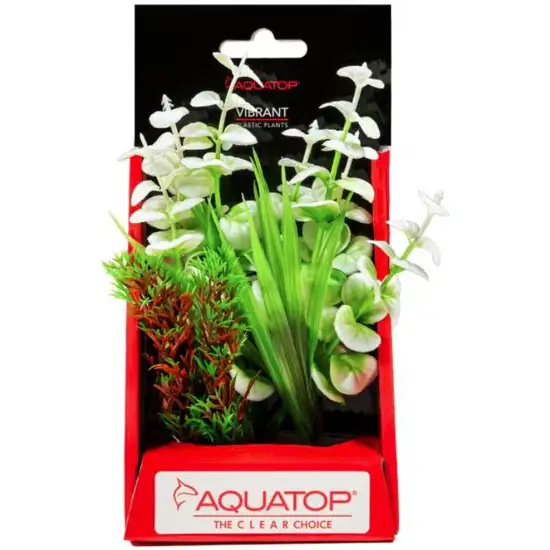 Aquatop Vibrant Wild Aquarium Plant White Photo 1