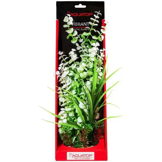 Aquatop Vibrant Wild Aquarium Plant White Photo 1