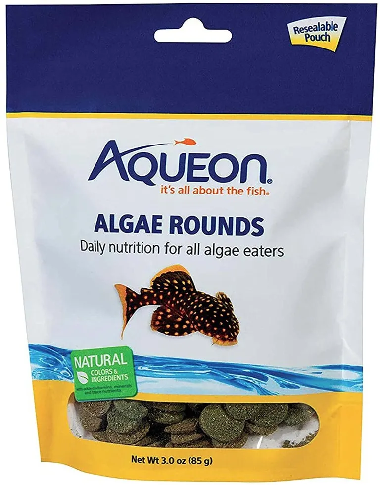 Aqueon Algae Rounds Fish Food Photo 1