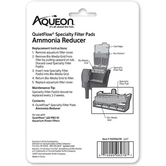 Aqueon Ammonia Reducer for QuietFlow LED Pro 10 Photo 2