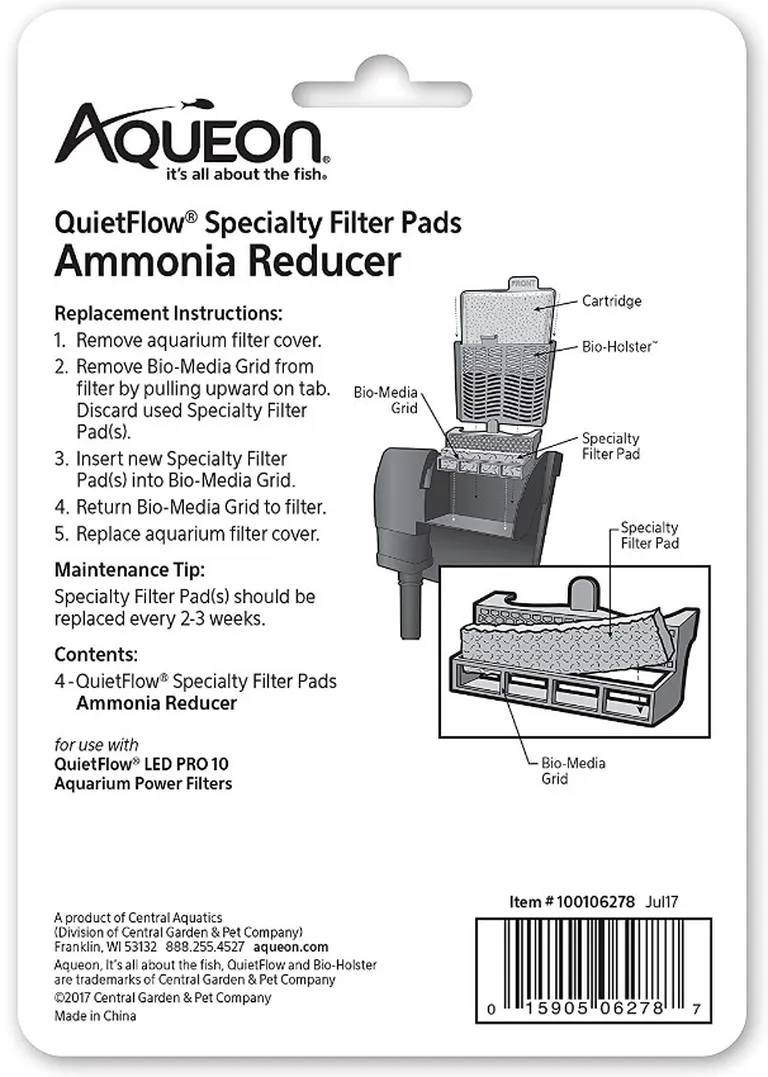 Aqueon Ammonia Reducer for QuietFlow LED Pro 10 Photo 2