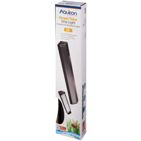 Aqueon Fluorescent Strip Light Black Photo 1