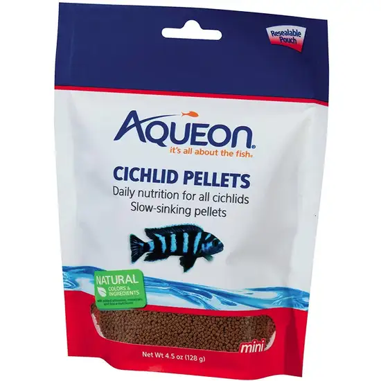 Aqueon Mini Cichlid Food Pellets Photo 1