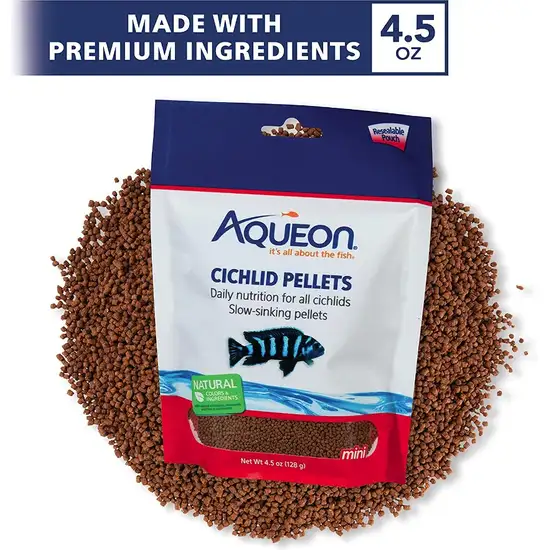 Aqueon Mini Cichlid Food Pellets Photo 2