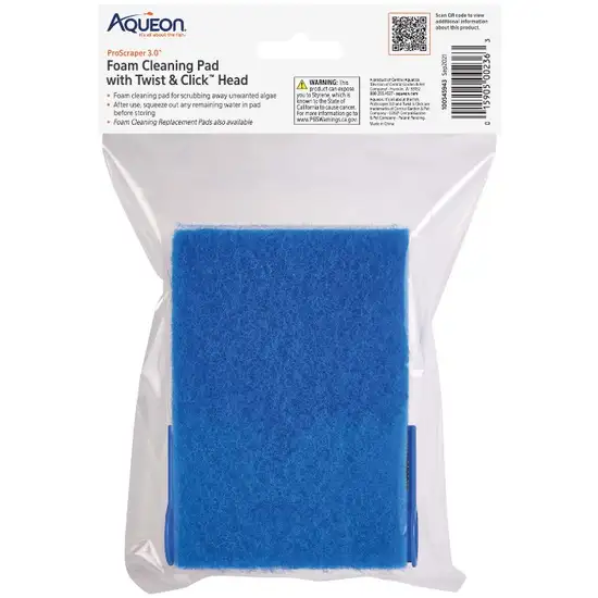 Aqueon ProScraper 3.0 Foam Cleaning Pad with Twist and Click Head Photo 3