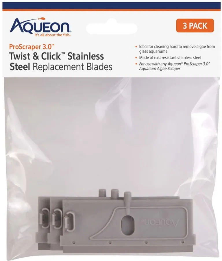 Aqueon ProScraper 3.0 Twist and Click Stainless Steel Replacement Blades Photo 2