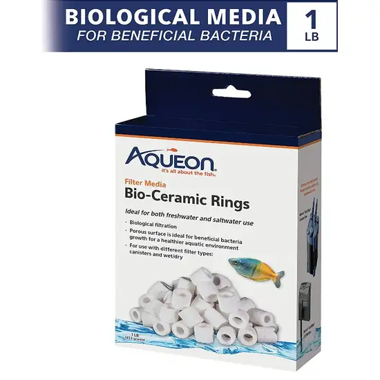 Aqueon QuietFlow Bio Cermaic Rings Filter Media Photo 2