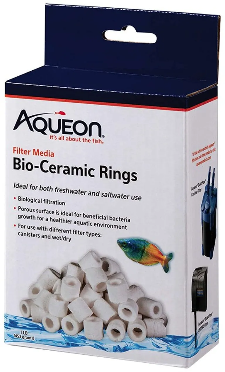 Aqueon QuietFlow Bio Cermaic Rings Filter Media Photo 1