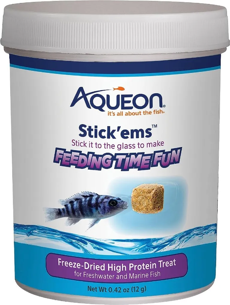 Aqueon Stick'ems Freeze Dried High Protein Treat for Fish Photo 1