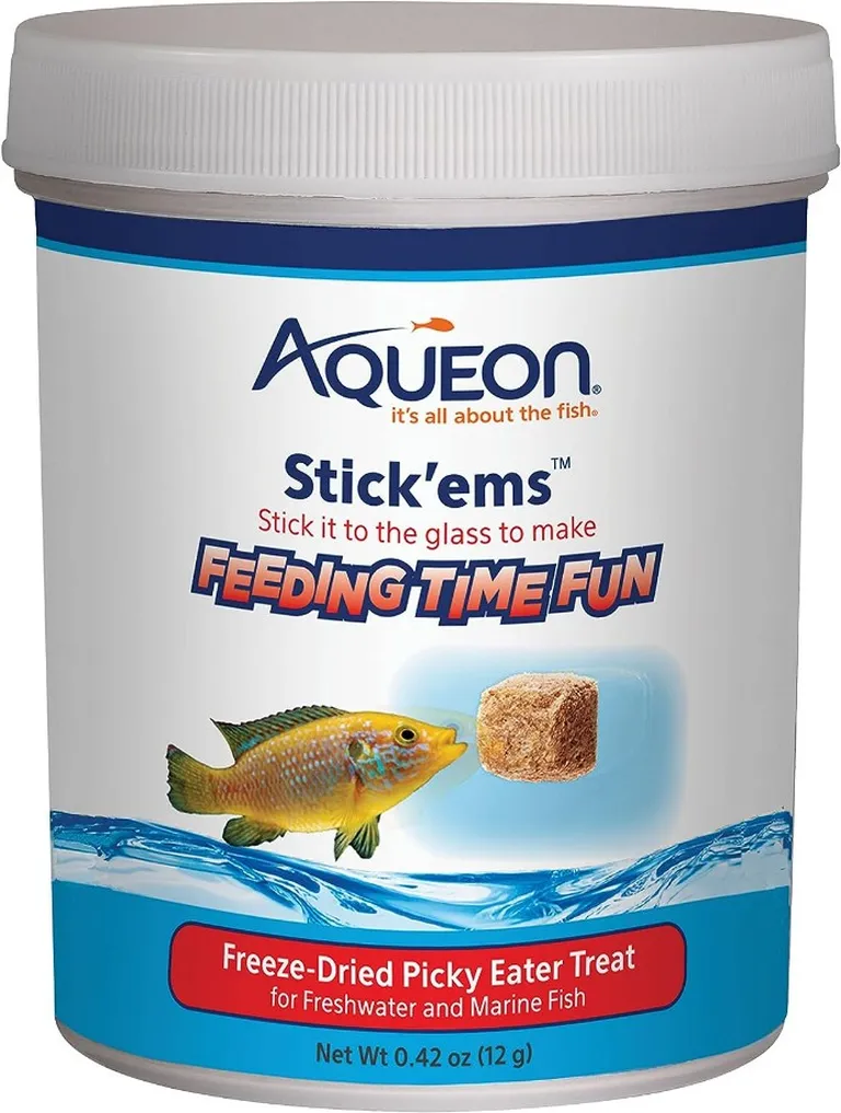 Aqueon Stick'ems Freeze Dried Picky Eater Treat for Fish Photo 1