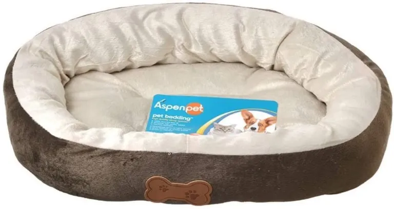 Aspen Pet Oval Nesting Pet Bed - Brown Photo 2