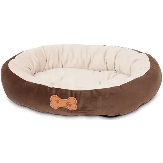 Aspen Pet Oval Nesting Pet Bed - Brown Photo 2