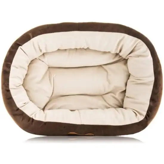 Aspen Pet Oval Nesting Pet Bed - Brown Photo 3