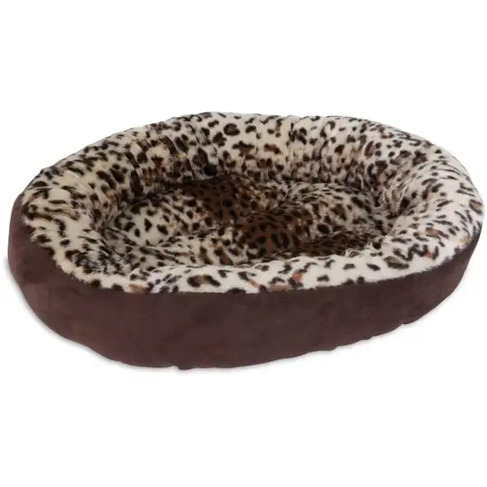 Aspen Pet Round Pet Bedding - Animal Print Photo 1